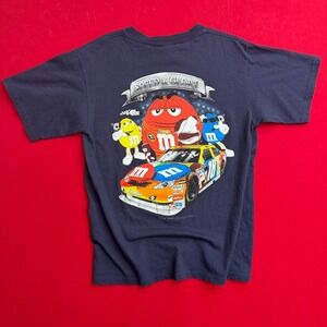 VTG Y2K NASCAR Kyle Busch Chase Authentics M&M Racing T-Shirt Mens Medium